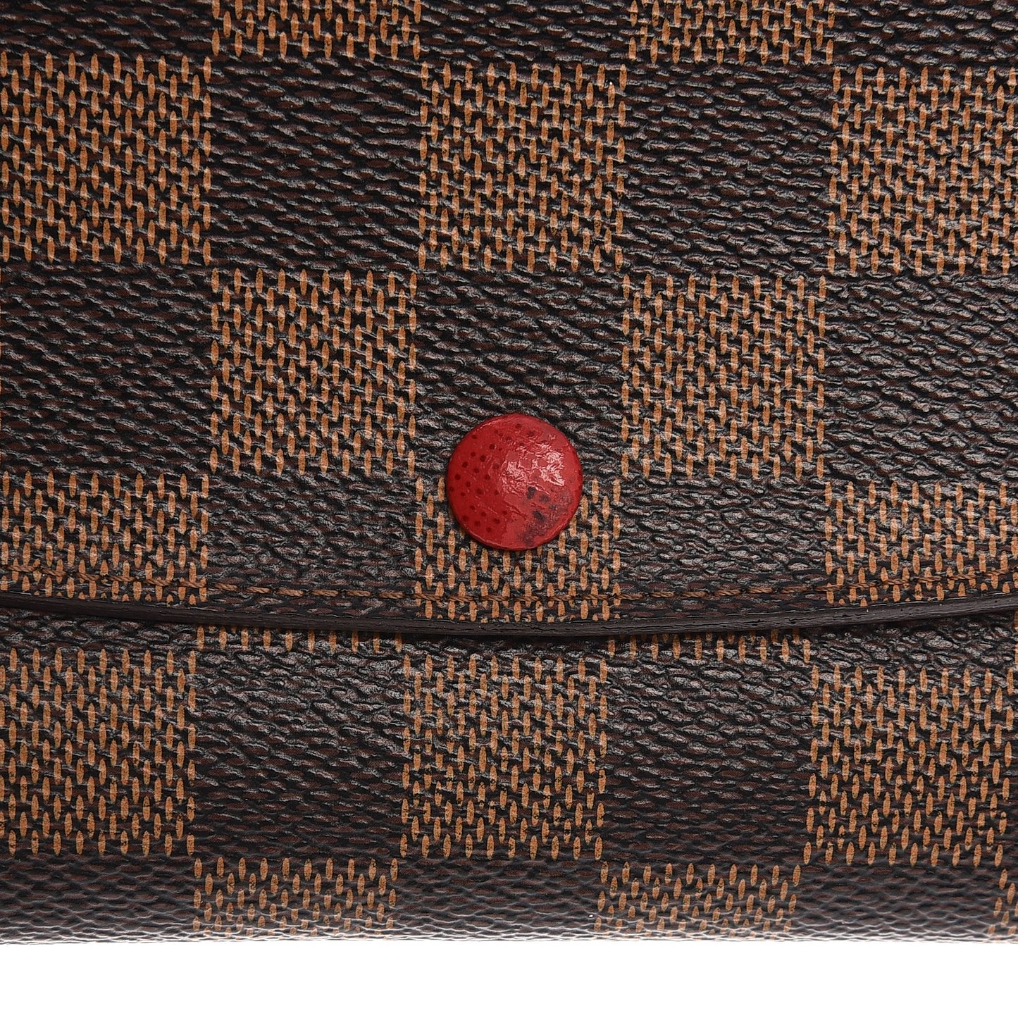 Damier Ebene Emilie Wallet Red