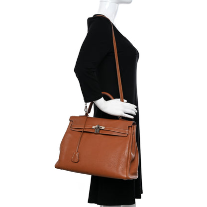 Hermes Togo Kelly Retourne 35 Gold 2 of 21
