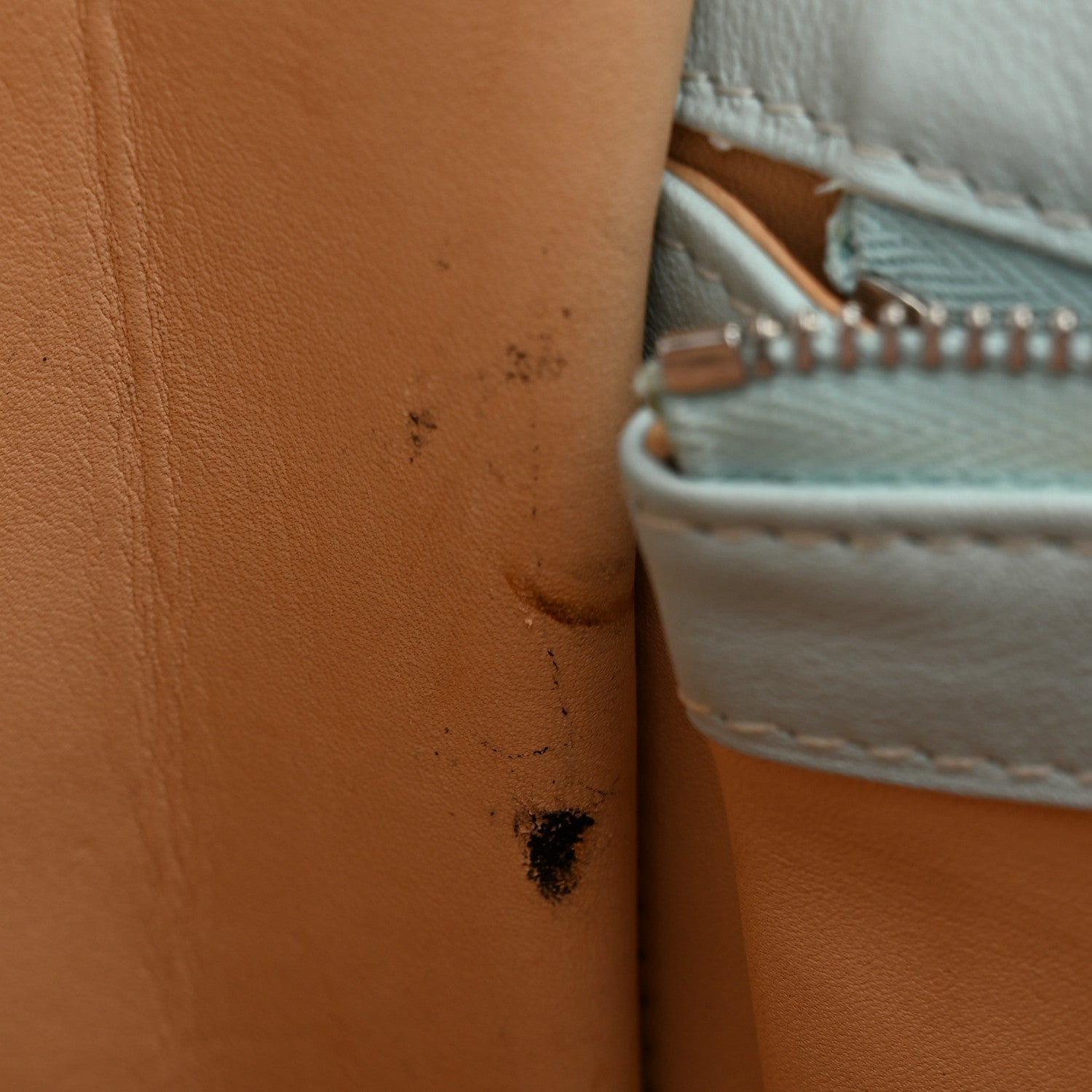 Delvaux Calfskin CM Tempete Satchel Light Blue 13 of 13