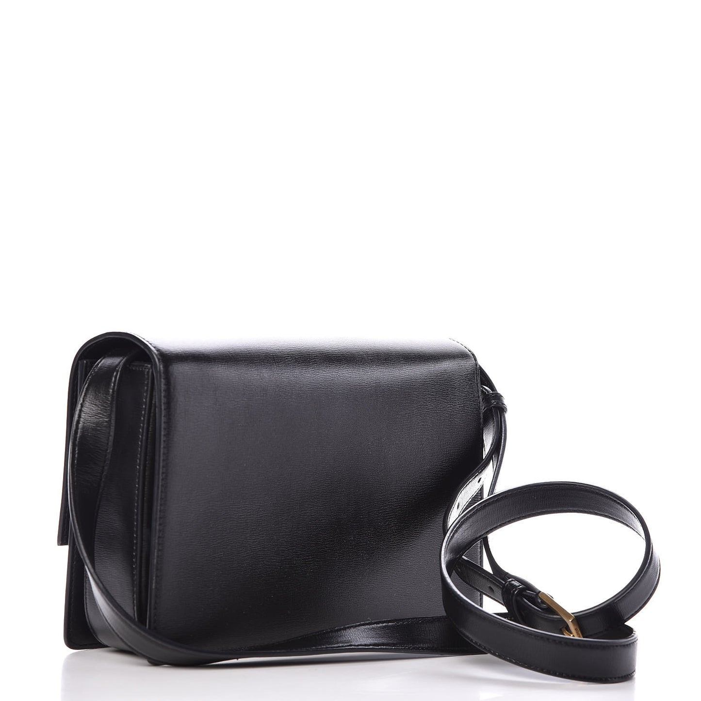 Smooth Calfskin Suede Medium Bellechasse Black