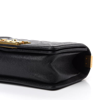 Chanel Caviar Quilted Small Boy Flap Black 8 of 13