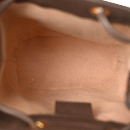 Gucci GG Supreme Monogram Web Mini Ophidia Bucket Bag Brown 5 of 11