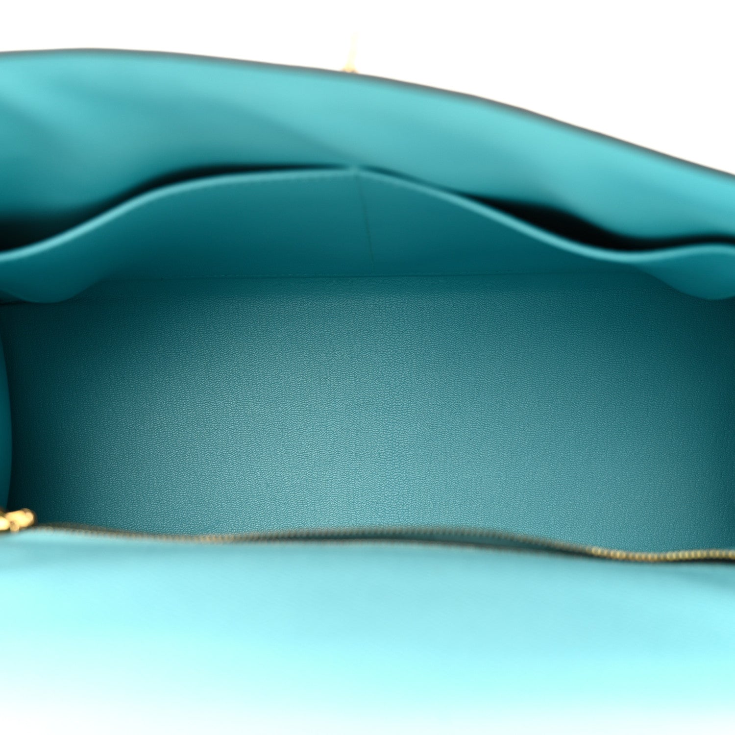 Hermes Epsom Kelly Sellier 32 Bleu Atoll 5 of 11