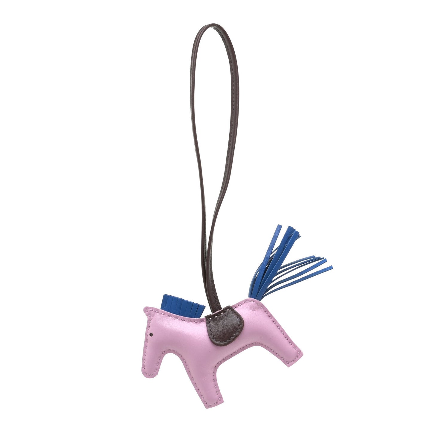 Milo Lambskin Grigri Rodeo Horse Bag Charm PM Mauve Sylvestre Bleu France Rouge Sellier