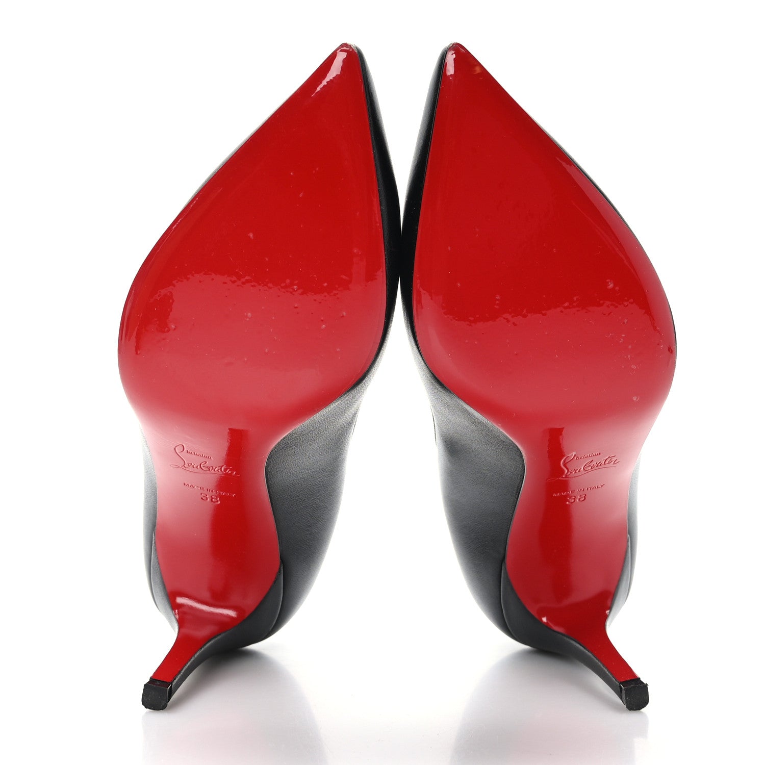 Christian Louboutin Shiny Nappa Pigalle Follies 85 Pumps 38 Black 5 of 8