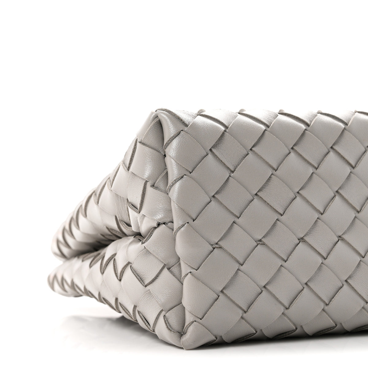 Bottega Veneta Nappa Intrecciato Small Andiamo Shoulder Bag Sterling 8 of 9