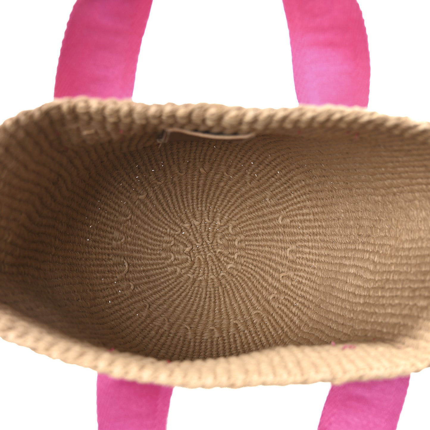 X MIFUKO Raffia Basket Bag Pink