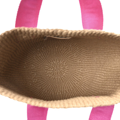 Chloe X MIFUKO Raffia Basket Bag Pink 5 of 9