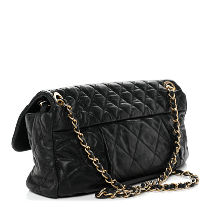 Chanel Iridescent Calfskin Large Chic Quilt Flap Black 3 of 11