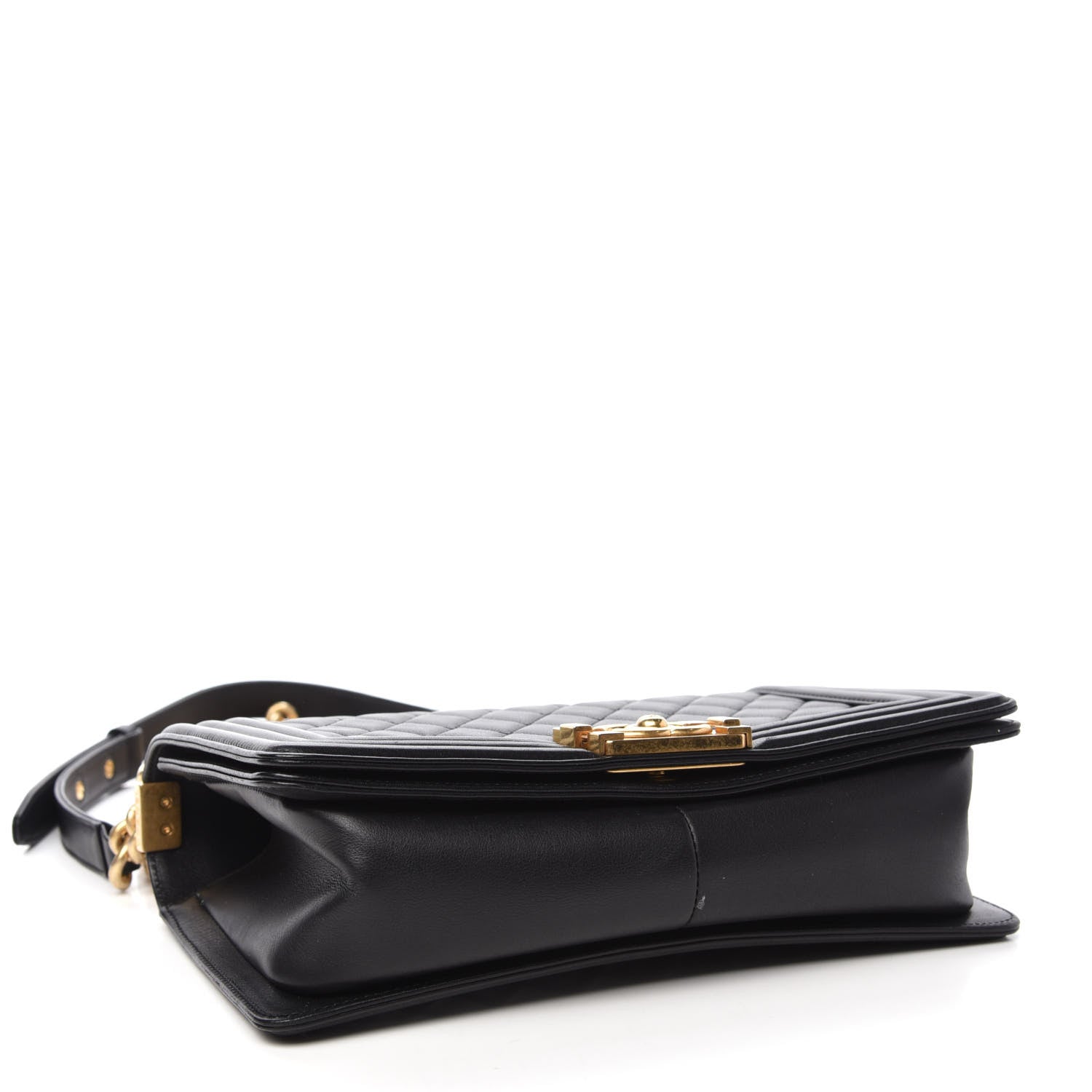 Chanel Calfskin Quilted Medium Boy Flap Black 4 of 12