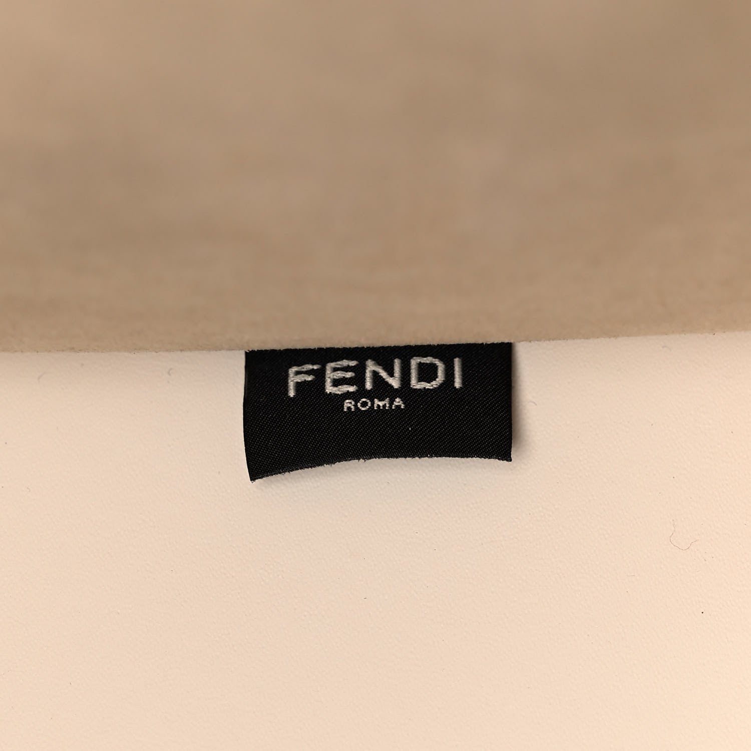Fendi Vitello King Plexiglass Logo Embossed Large Fendi Sunshine Shopper Tote White Ice 8 of 16