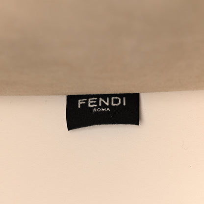 Fendi Vitello King Plexiglass Logo Embossed Large Fendi Sunshine Shopper Tote White Ice 7 of 17
