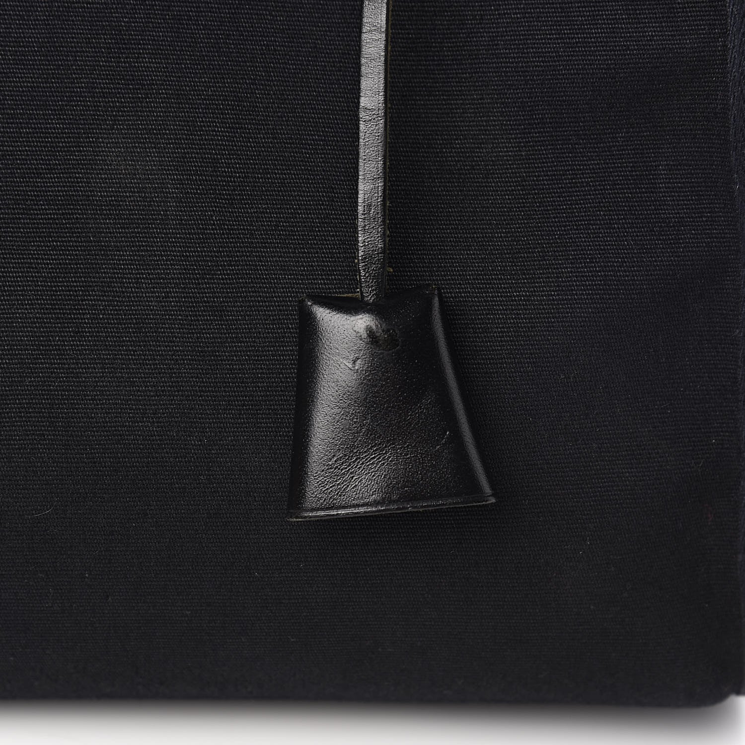 Hermes Toile Vache Calfskin Herbag 30 PM Black 11 of 12