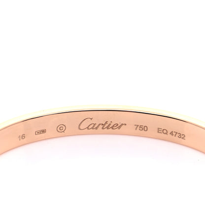 Cartier 18K Pink Gold LOVE Cuff Bracelet 16 4 of 4