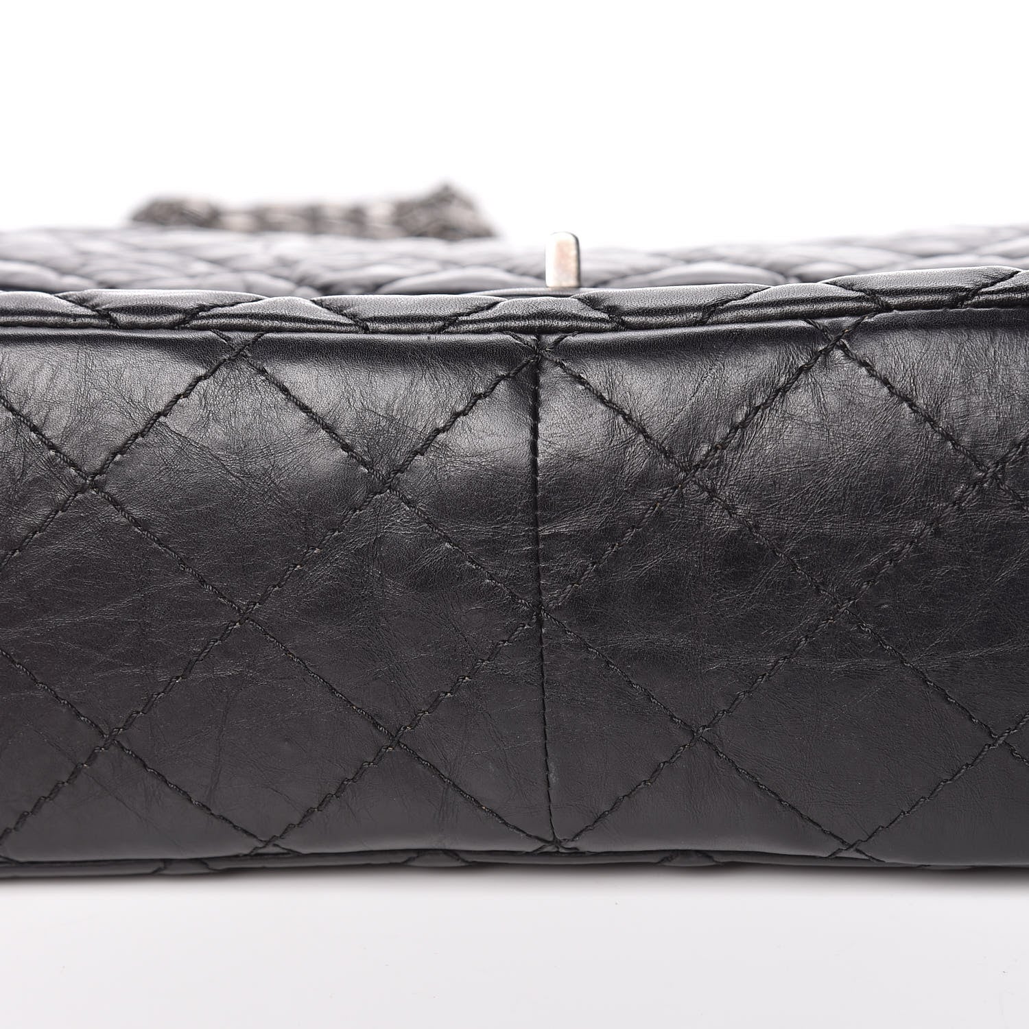Chanel Aged Calfskin Quilted 2.55 Reissue 226 Flap Black 7 of 11