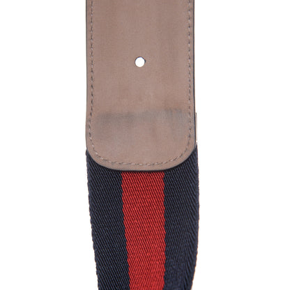 Gucci Calfskin Web Interlocking GG Belt 115 46 Navy Red 5 of 7
