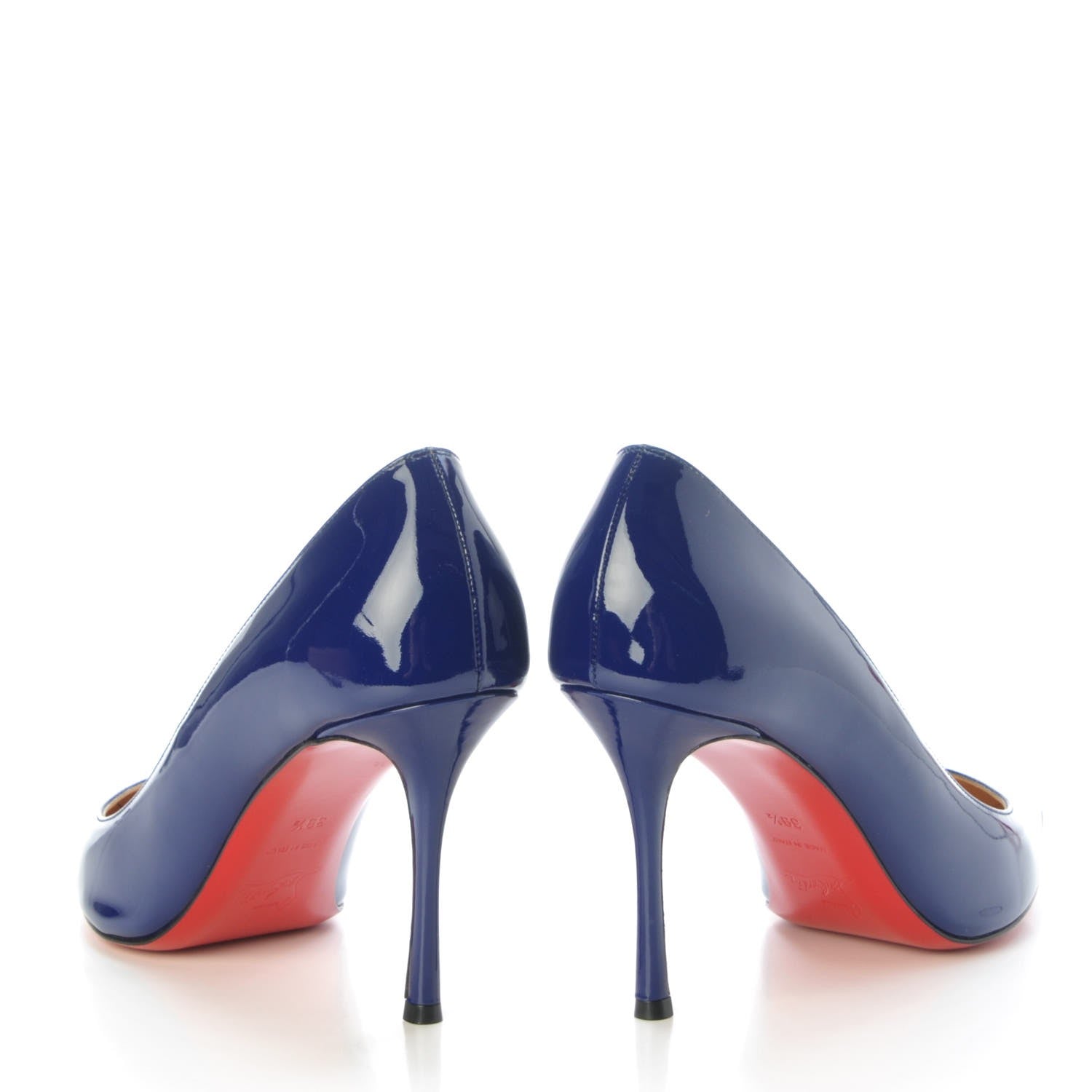 Christian Louboutin Patent Decoltish 85 Pumps 39.5 Encre 6 of 16