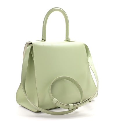 Delvaux Box Calfskin Mirage MM Brillant Satchel Amande Ivory 3 of 12