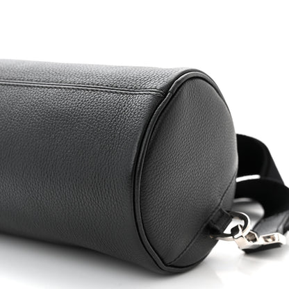 Christian Dior HOMME Grained Calfskin Mens Roller Pouch Black 9 of 9