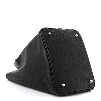 Hermes Taurillon Clemence Picotin Lock 22 MM Black 4 of 10