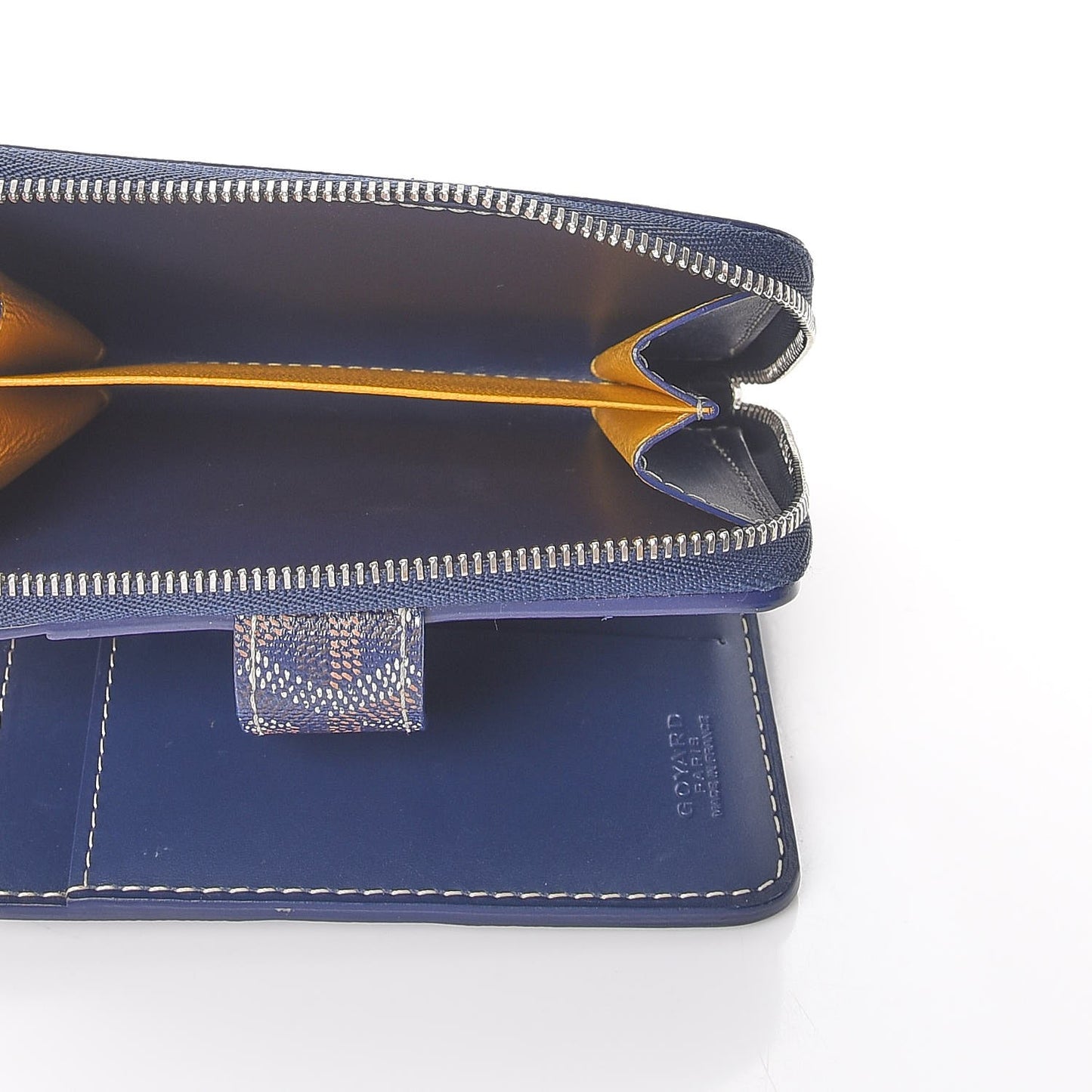 Goyardine Tuileries Wallet Navy