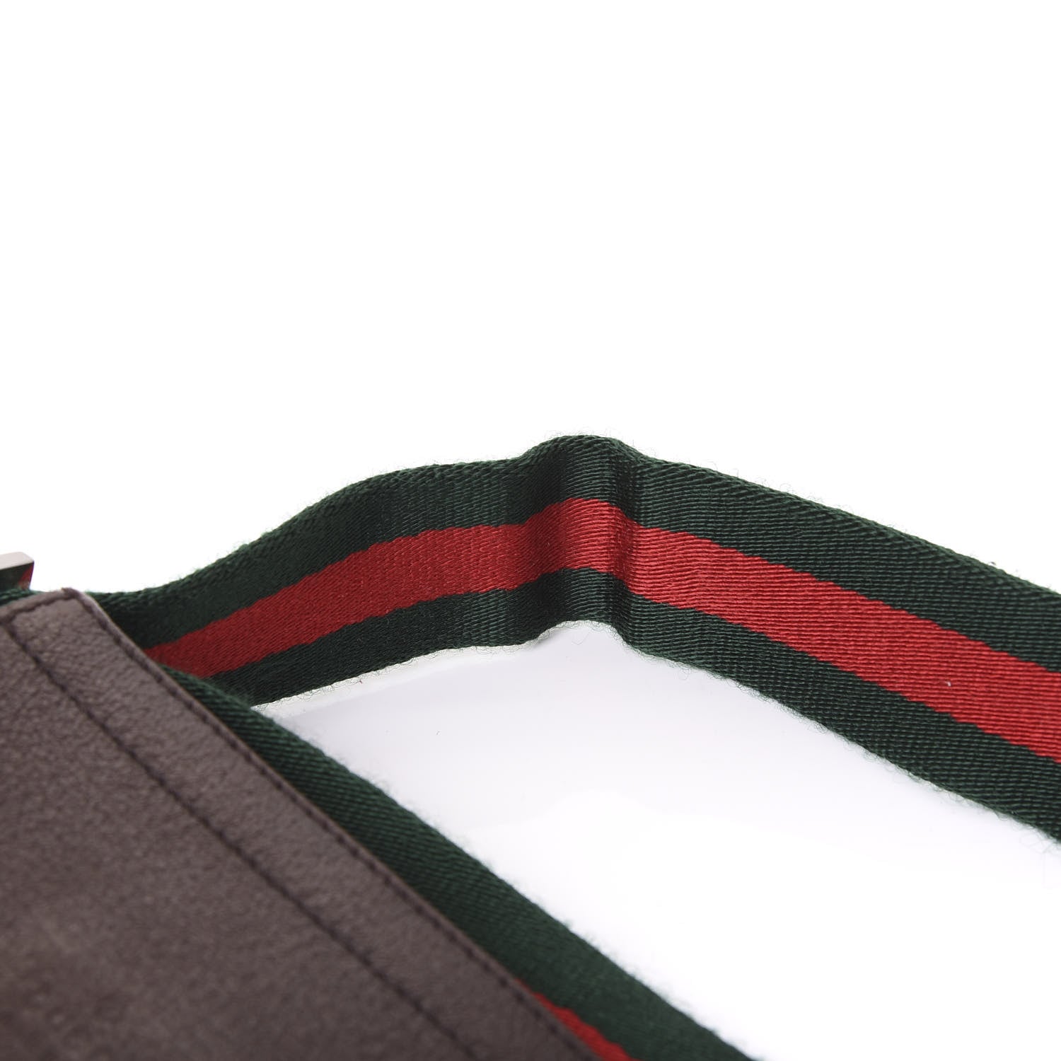 Gucci GG Monogram Double Pocket Belt Bag Dark Brown 9 of 12