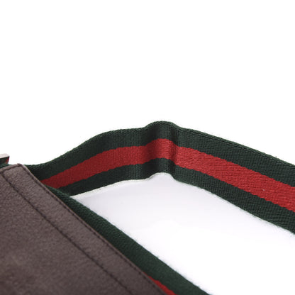 Gucci GG Monogram Double Pocket Belt Bag Dark Brown 9 of 12