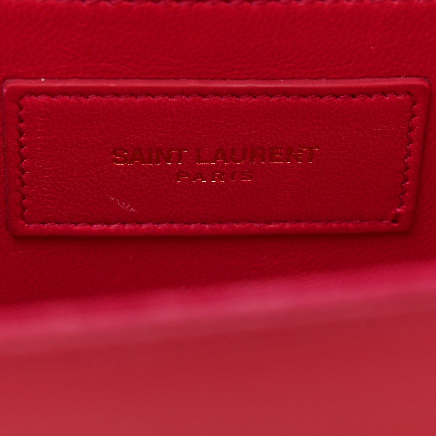 Saint Laurent Grain De Poudre Classic Monogram Cassandre Clutch Lipstick Fuchsia 6 of 9