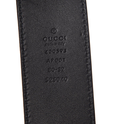 Gucci Calfskin Double G 40mm Belt 80 32 Black 4 of 7
