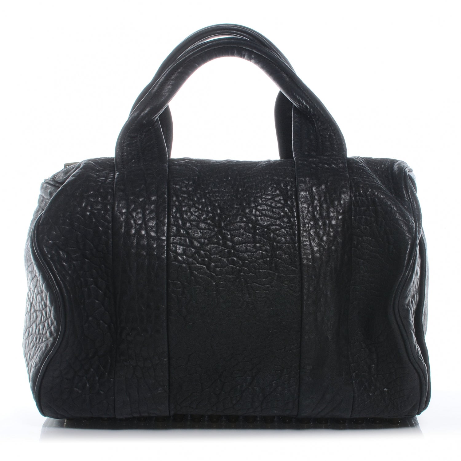 Alexander Wang Leather Rocco w Antique Brass Hardware Black 1 of 6