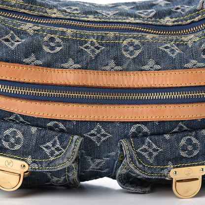 Louis Vuitton Monogram Denim Baggy PM Blue 7 of 13