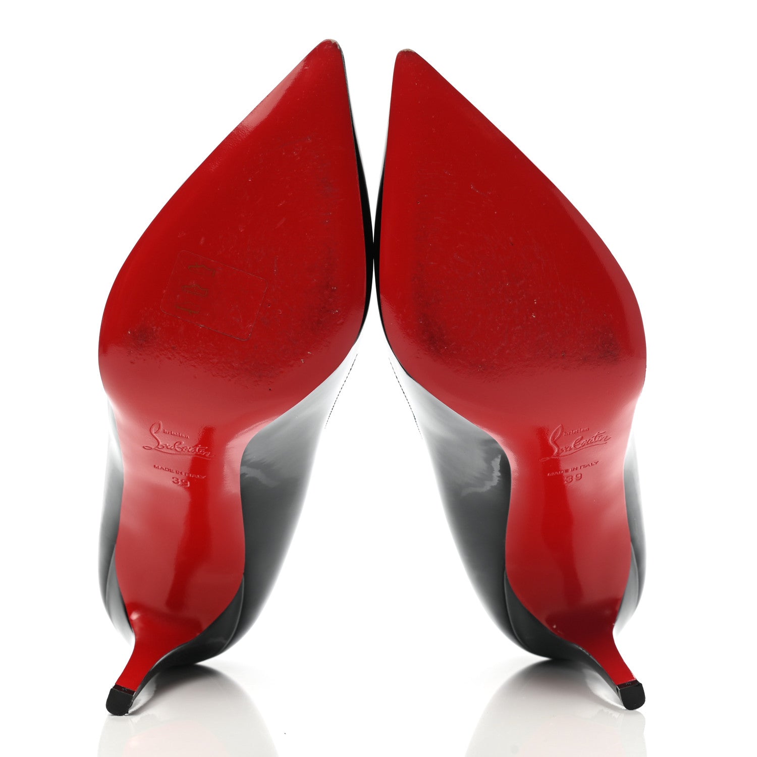 Christian Louboutin Patent Pigalle 85 Pumps 39 Black 5 of 10