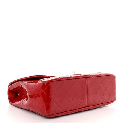 Chanel Patent Quilted Jumbo Single Flap Red 4 of 12