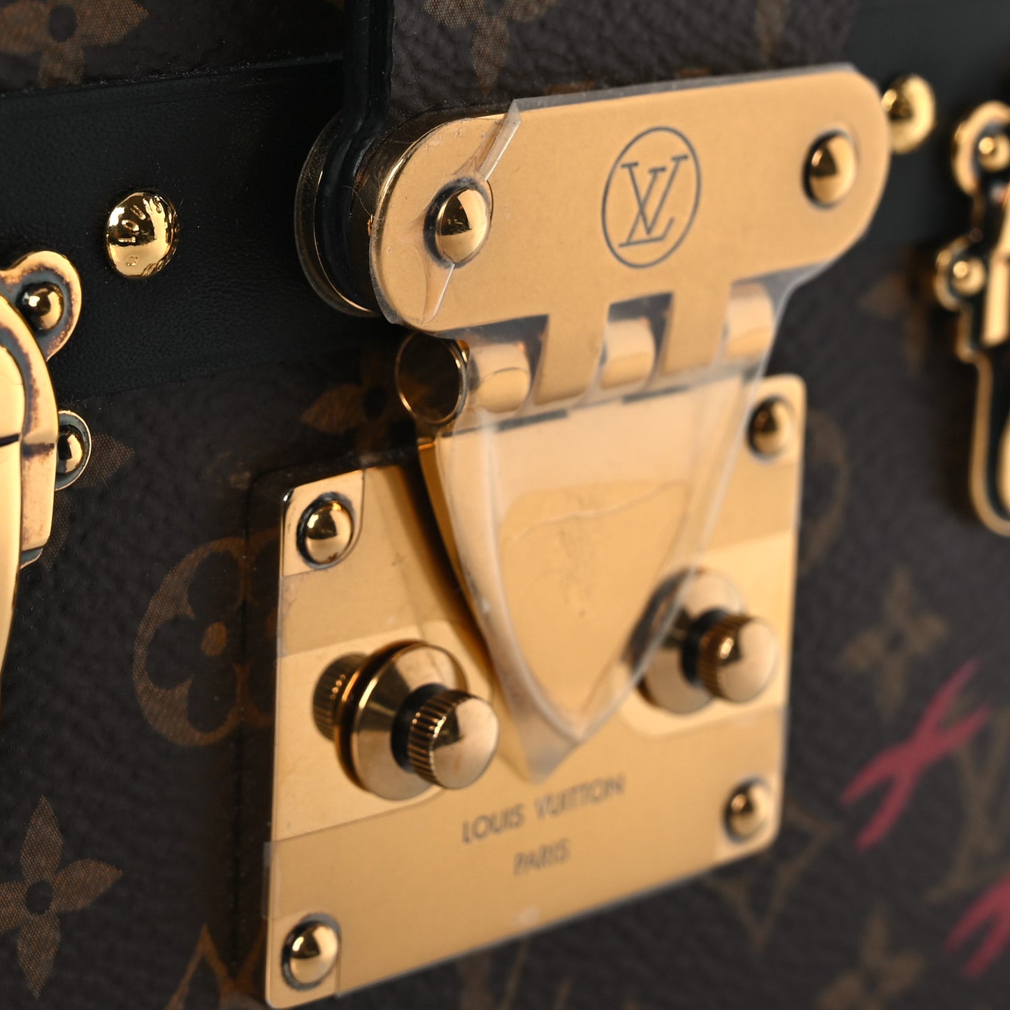 Monogram Petite Malle Black