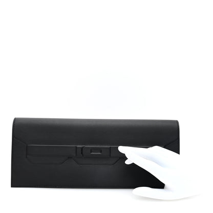 Hermes Swift Shadow Clutch 29 Black 2 of 11