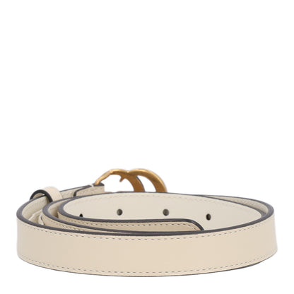 Gucci Calfskin Double G 20mm Belt 75 30 Mystic White 2 of 6