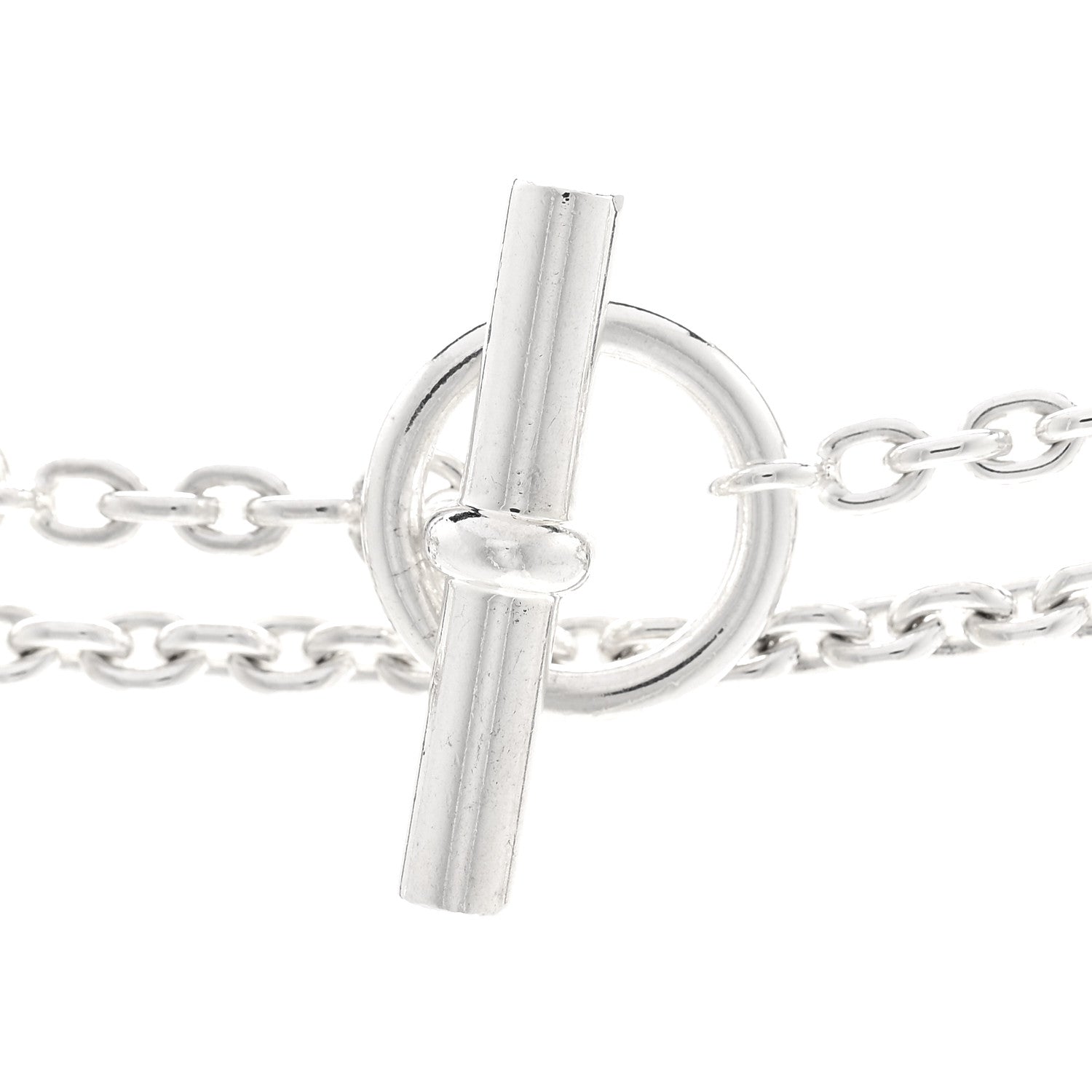 Hermes Sterling Silver Farandole Necklace 160 4 of 6