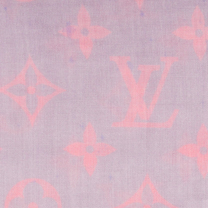 Louis Vuitton Cotton Monogram Sunrise Stole Blue Ciel 7 of 13