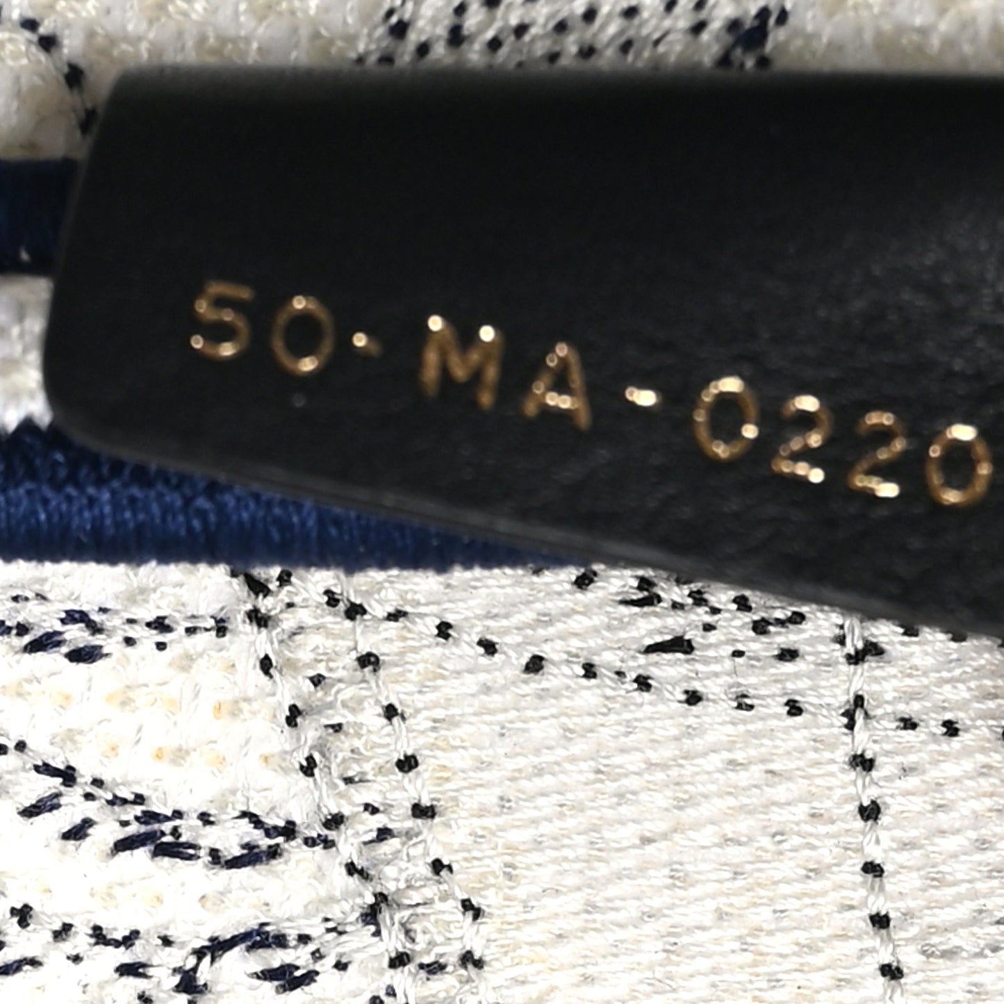 Canvas Embroidered Around the World Saddle Bag Blue
