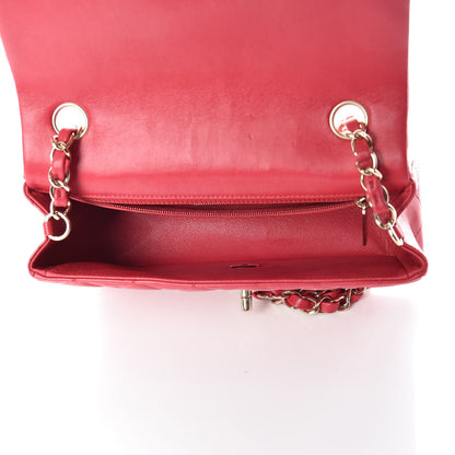 Chanel Lambskin Quilted Mini Rectangular Flap Fuchsia 7 of 11