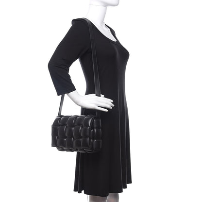 Bottega Veneta Nappa Maxi Intreccio Padded Cassette Crossbody Bag Black 2 of 10