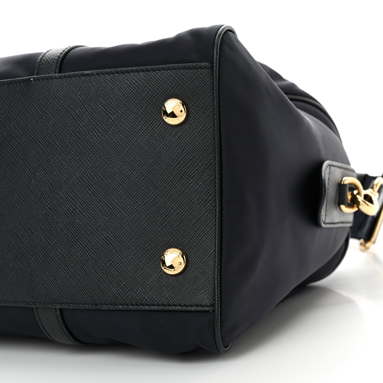 Prada Re-Nylon Saffiano Medium Re-Edition 1978 Top Handle Bag Bleu 10 of 11