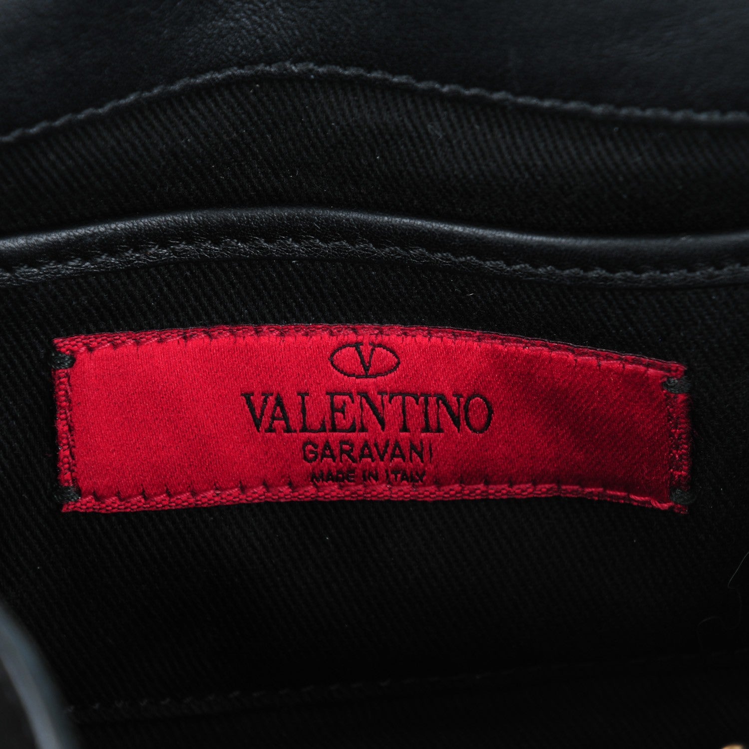 Valentino Garavani Vitello Mini Rockstud Flap Saddle Crossbody Bag Black 6 of 7