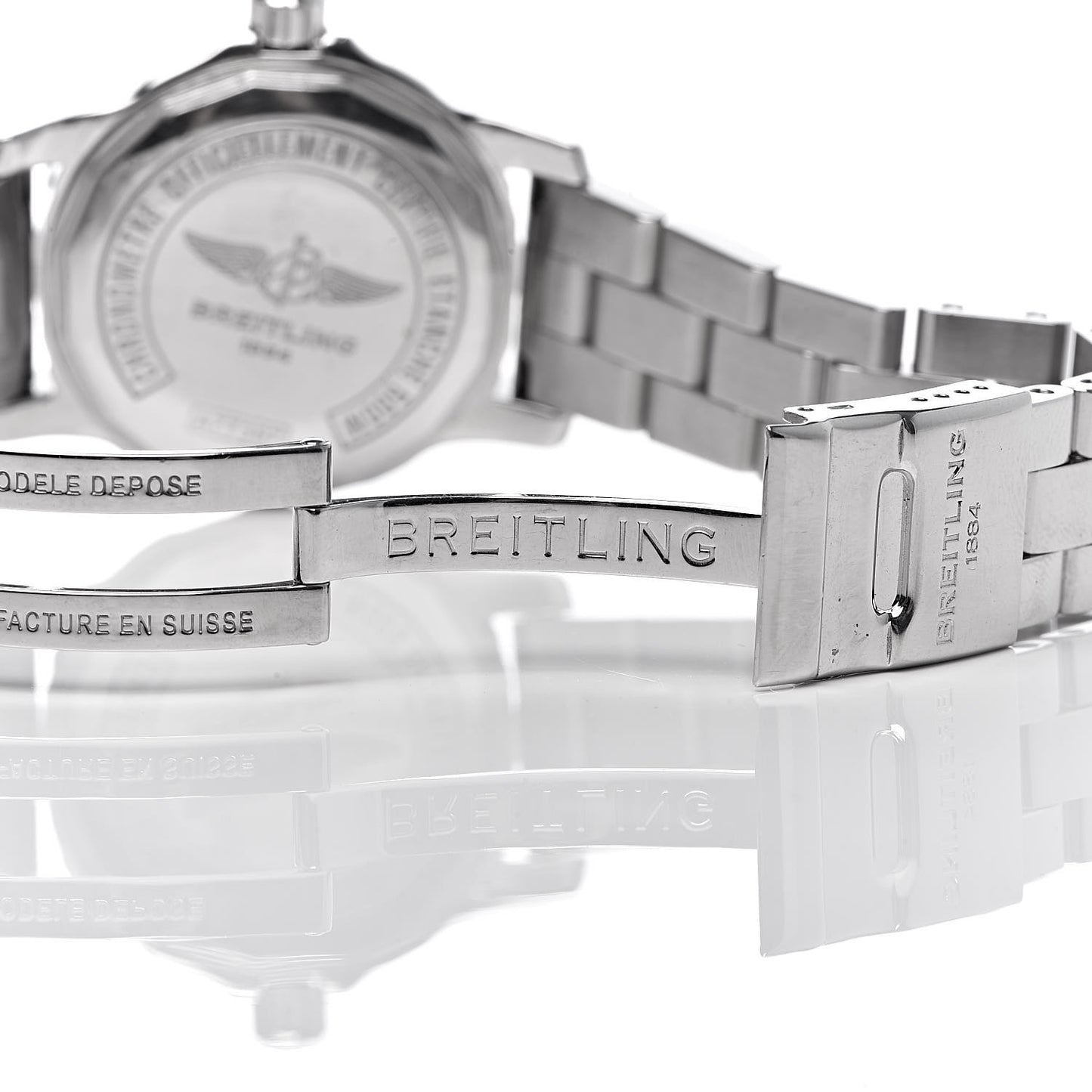 Stainless Steel 33mm Colt Ocean Chronometer Quartz Watch Blue A77387