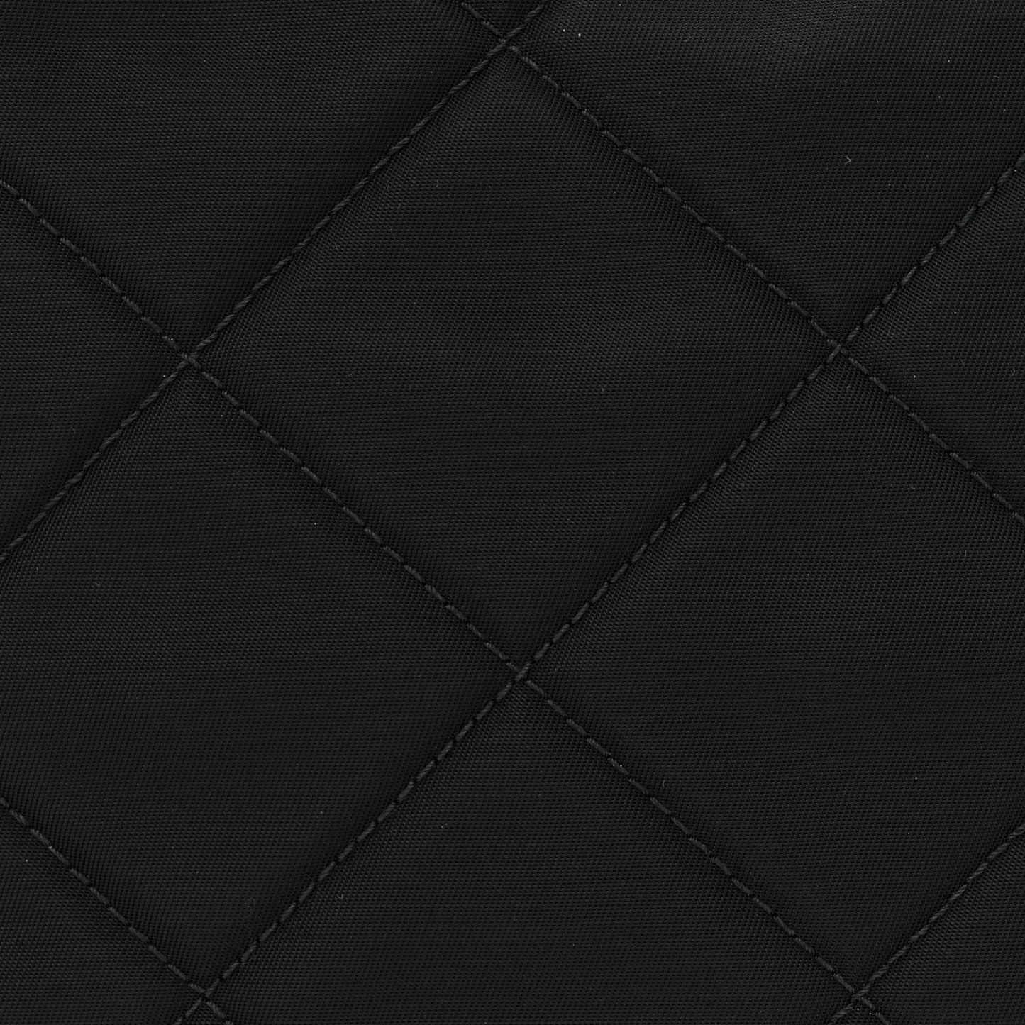 Nylon Tessuto Impuntu Quilted Tote Black