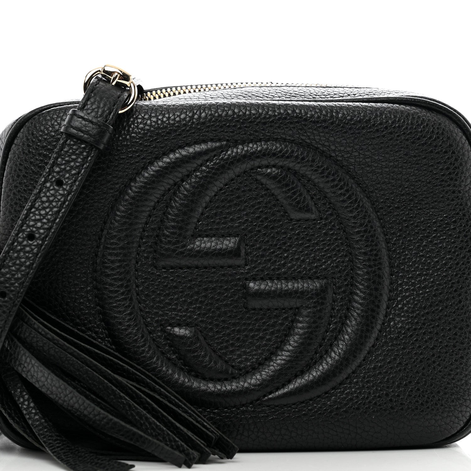 Gucci Pebbled Calfskin Small Soho Disco Bag Black 5 of 12