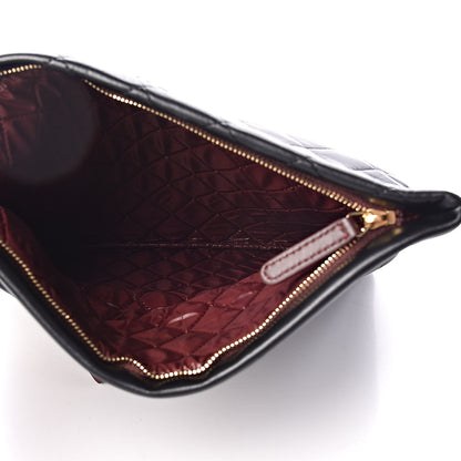 Chanel Lambskin Quilted CC Beauty Clutch Black 5 of 10