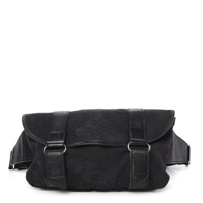 Gucci Monogram Waist Belt Bag Black 1 of 10