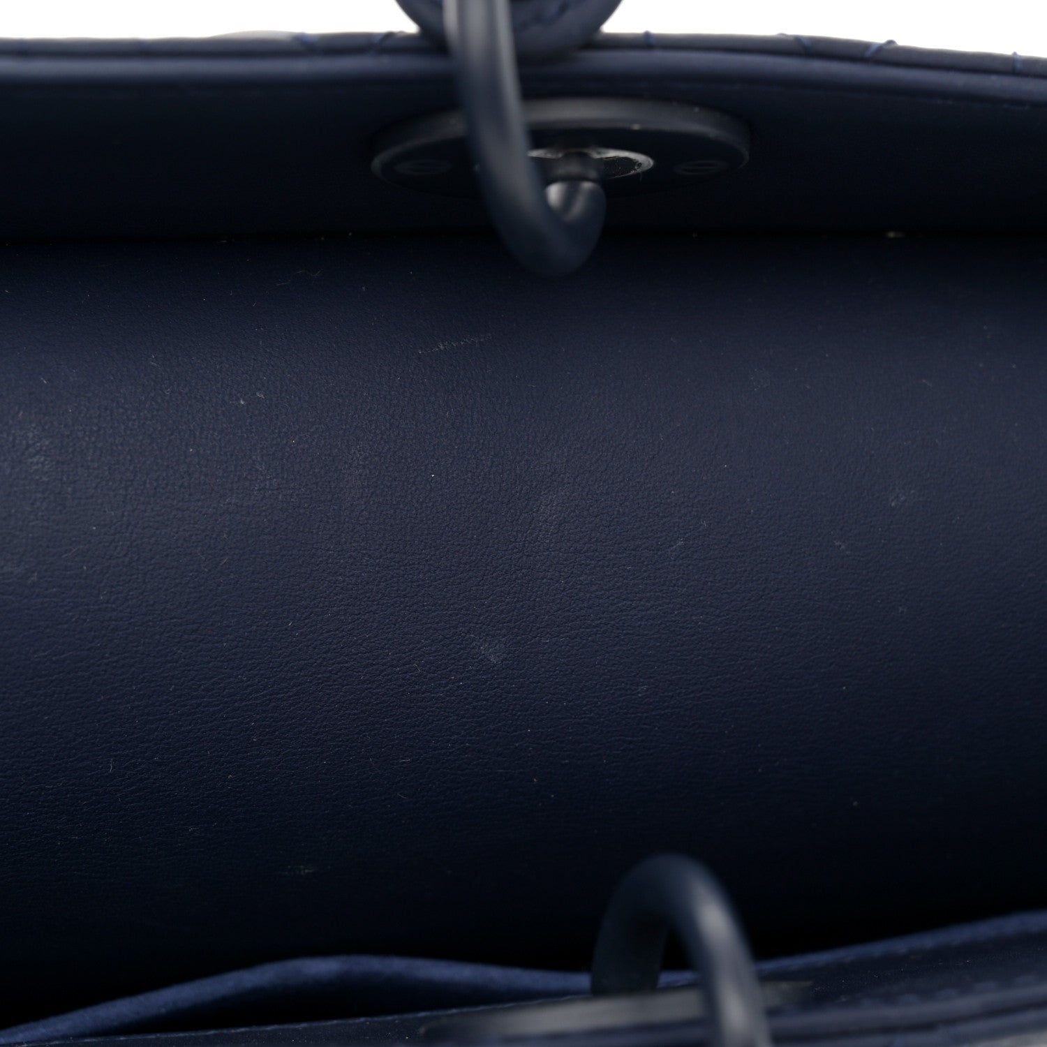 Christian Dior Ultra Matte Calfskin Cannage Large Lady Dior Blue 12 of 14