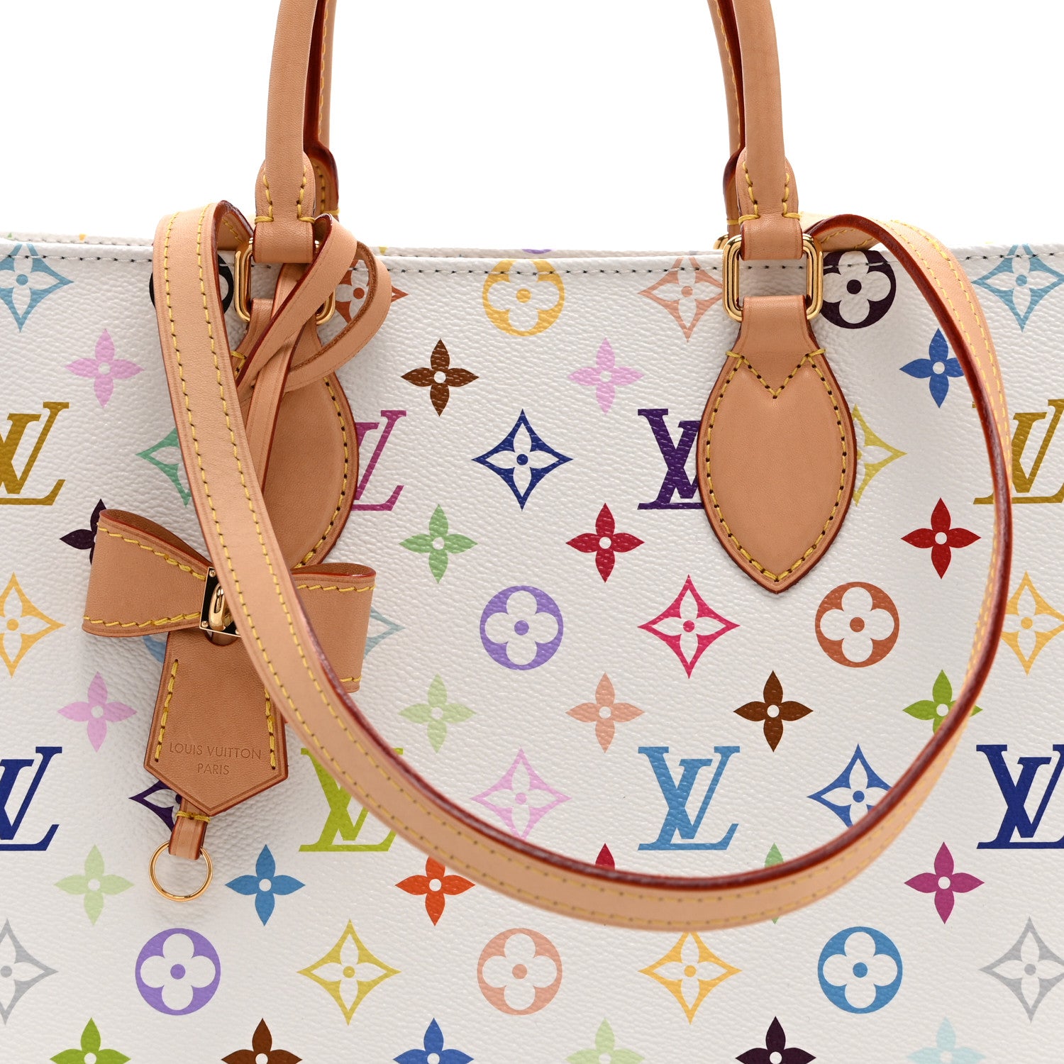 Louis Vuitton LV X TM Monogram Multicolor Onthego MM White 7 of 9